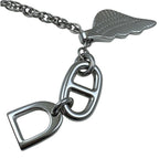 Hermes Bon Voyage Key Holder Key Ring Charm Stainless Steel Silver — view 3
