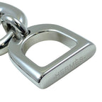 Hermes Bon Voyage Key Holder Key Ring Charm Stainless Steel Silver — view 9