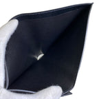 Hermes Bifold Wallet Folding Billfold Multi Case Card Leather Black — view 5