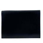Hermes Bifold Wallet Folding Billfold Multi Case Card Leather Black — view 2