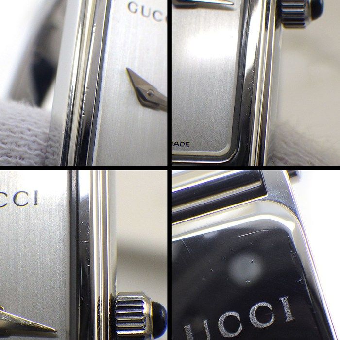 Gucci Watch Bracelet Rectangular Silver Dial SS Quartz Analog — view 6