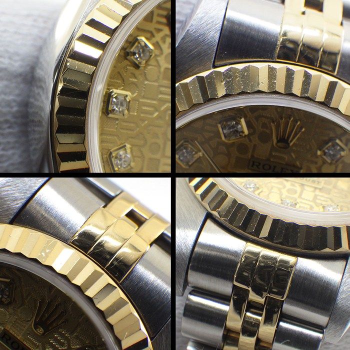 Rolex Watch Datejust a Number 1998 Champagne Computer Dial Date 18k Yellow Gold — view 8