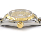 Rolex Watch Datejust a Number 1998 Champagne Computer Dial Date 18k Yellow Gold — view 2
