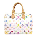 Louis Vuitton Handbag LV Takashi Murakami Speedy Bandouliere 25 Blanc Monogram — view 2