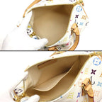 Louis Vuitton Handbag LV Takashi Murakami Speedy Bandouliere 25 Blanc Monogram — view 5