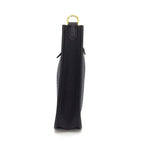Hermes Shoulder Bag Evelyne TPM Amazone Black Taurillon Clemence Gold — view 3