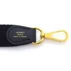 Hermes Shoulder Bag Evelyne TPM Amazone Black Taurillon Clemence Gold — view 8