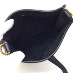 Hermes Shoulder Bag Evelyne TPM Amazone Black Taurillon Clemence Gold — view 5
