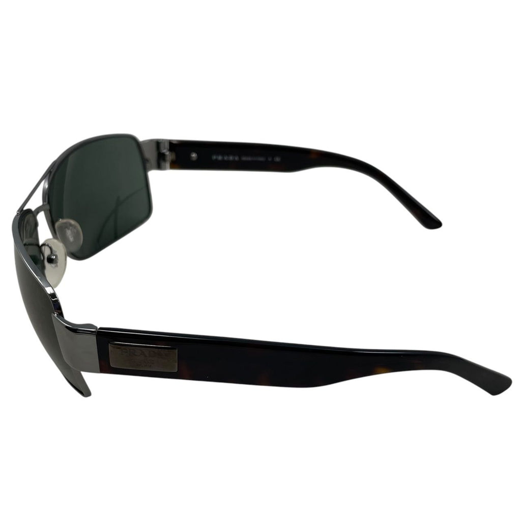 Prada Sunglasses Gunmetal Frame Black Eyewear — view 2