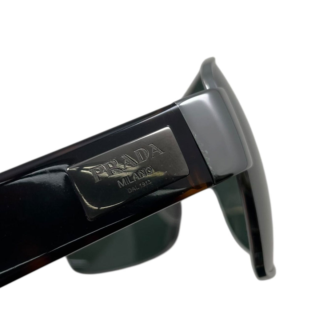 Prada Sunglasses Gunmetal Frame Black Eyewear — view 8