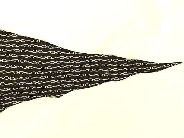 Gucci Ucci Scarf Horsebit Diamond Black Silk — view 3