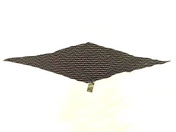 Gucci Ucci Scarf Horsebit Diamond Black Silk
