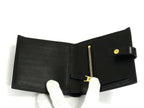 Bottega Veneta Bifold Wallet Patted Black Leather — view 3