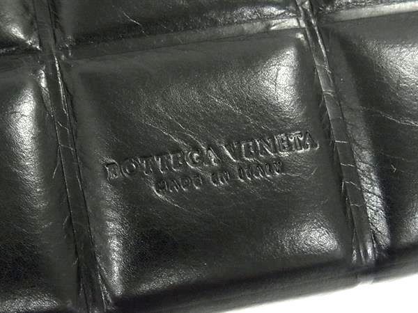 Bottega Veneta Bifold Wallet Patted Black Leather — view 6