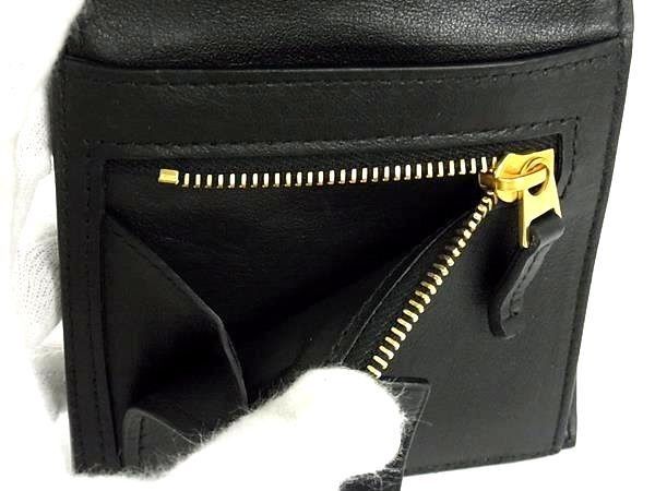 Bottega Veneta Bifold Wallet Patted Black Leather — view 5