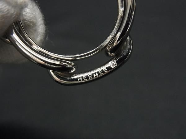 Hermes Scarf Ring Legato Chaine D'ancre Silver Metal Lucade — view 4
