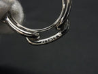 Hermes Scarf Ring Legato Chaine D'ancre Silver Metal Lucade — view 4