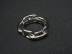 Hermes Scarf Ring Legato Chaine D'ancre Silver Metal Lucade — view 2
