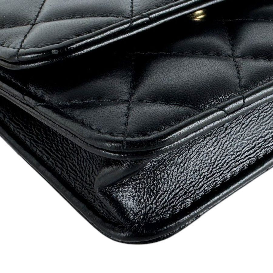 Chanel Shoulder Wallet Pochette Cross — view 9