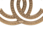 Chanel CC Logo Brooch Gold Plated Rhinestone — view 3