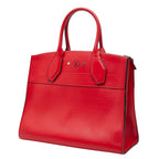 Louis Vuitton City Steamer MM Handbag Red Leather — view 2