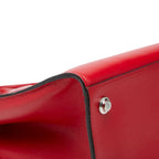Louis Vuitton City Steamer MM Handbag Red Leather — view 7