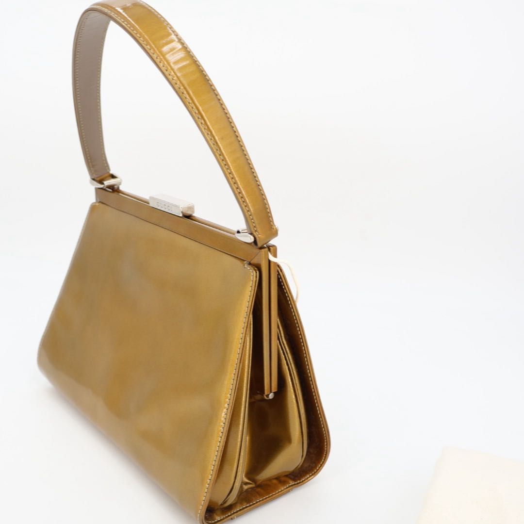 Gucci Handbag Metallic Blanc — view 4