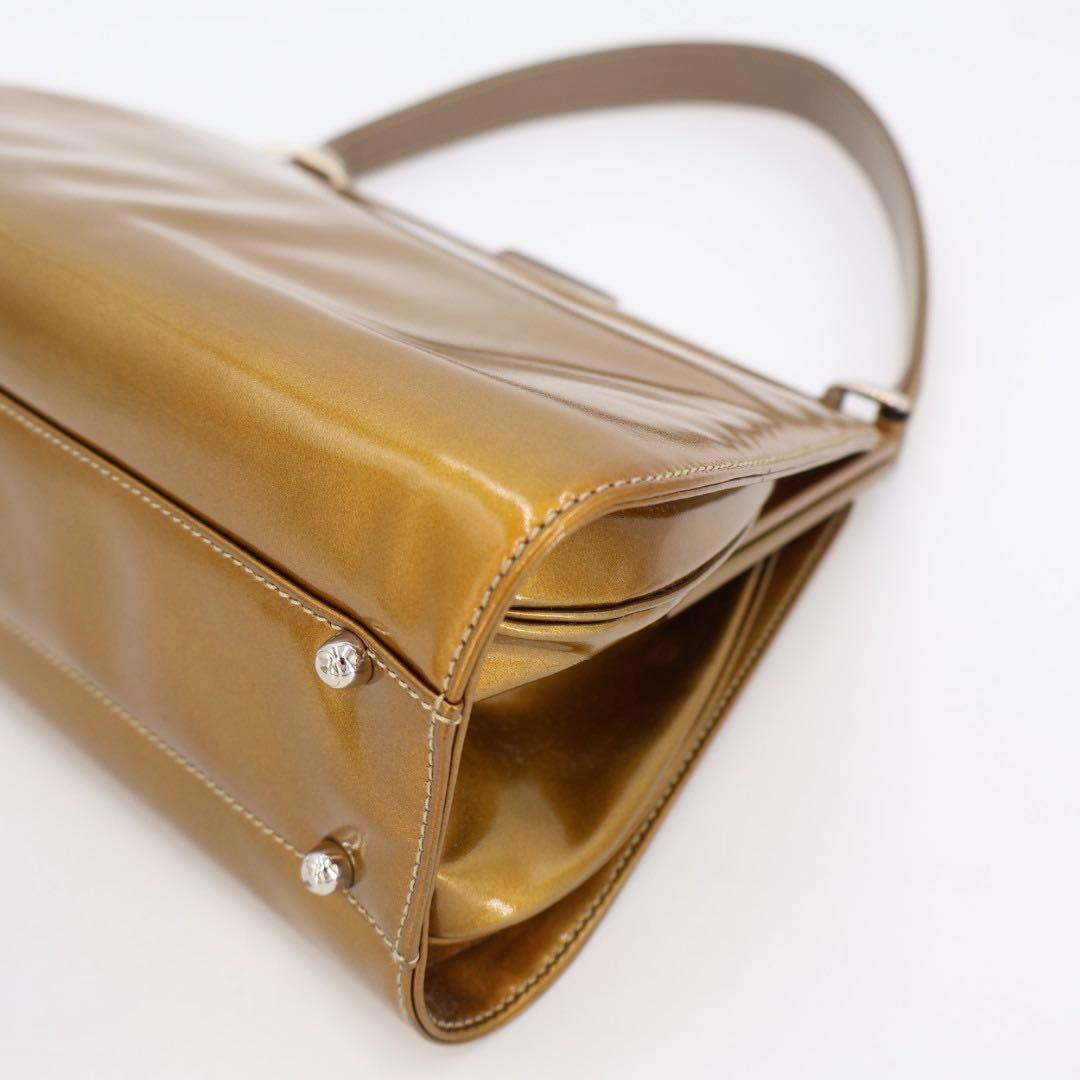 Gucci Handbag Metallic Blanc — view 7