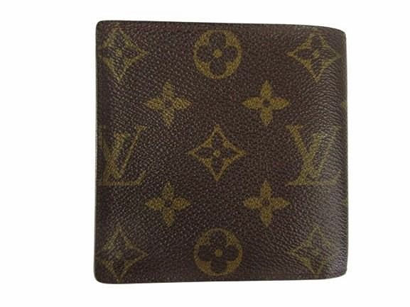 Louis Vuitton LV Portefeuille Marco Monogram Bifold Wallet Leather Brown — view 2