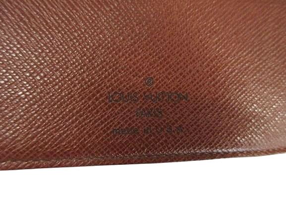 Louis Vuitton LV Portefeuille Marco Monogram Bifold Wallet Leather Brown — view 7