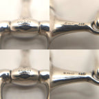 Gucci Horsebit Heart Earrings Drop Hook Sterling Silver — view 5