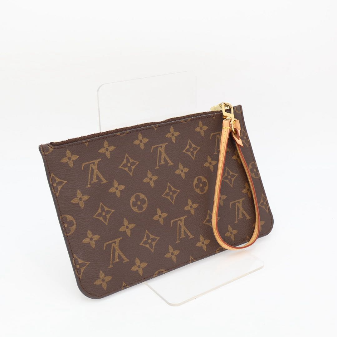 Louis Vuitton Monogram Neverfull MM Mimosa Pouch Yellow