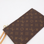 Louis Vuitton Monogram Neverfull MM Mimosa Pouch Yellow — view 4