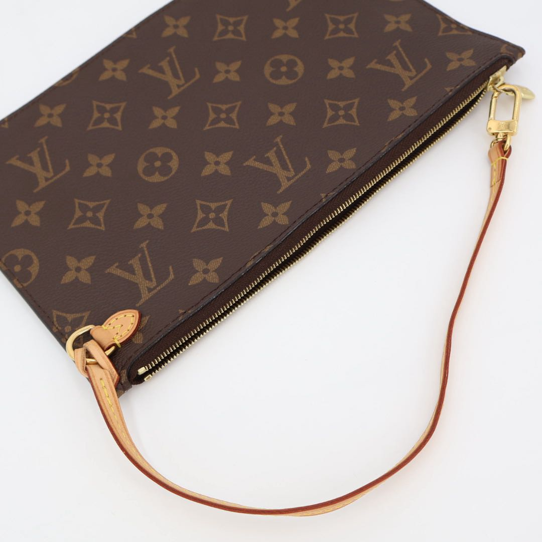 Louis Vuitton Monogram Neverfull MM Mimosa Pouch Yellow — view 7