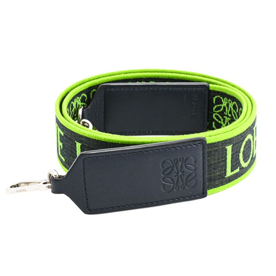 Loewe Strap Anagram Bag Straps Green