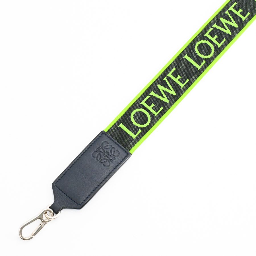 Loewe Strap Anagram Bag Straps Green — view 2