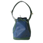 Louis Vuitton Noe Epi Shoulder Bag Drawstring Blue