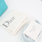 Dior Lady Cannage Leather 2-Way Handbag Blue — view 2