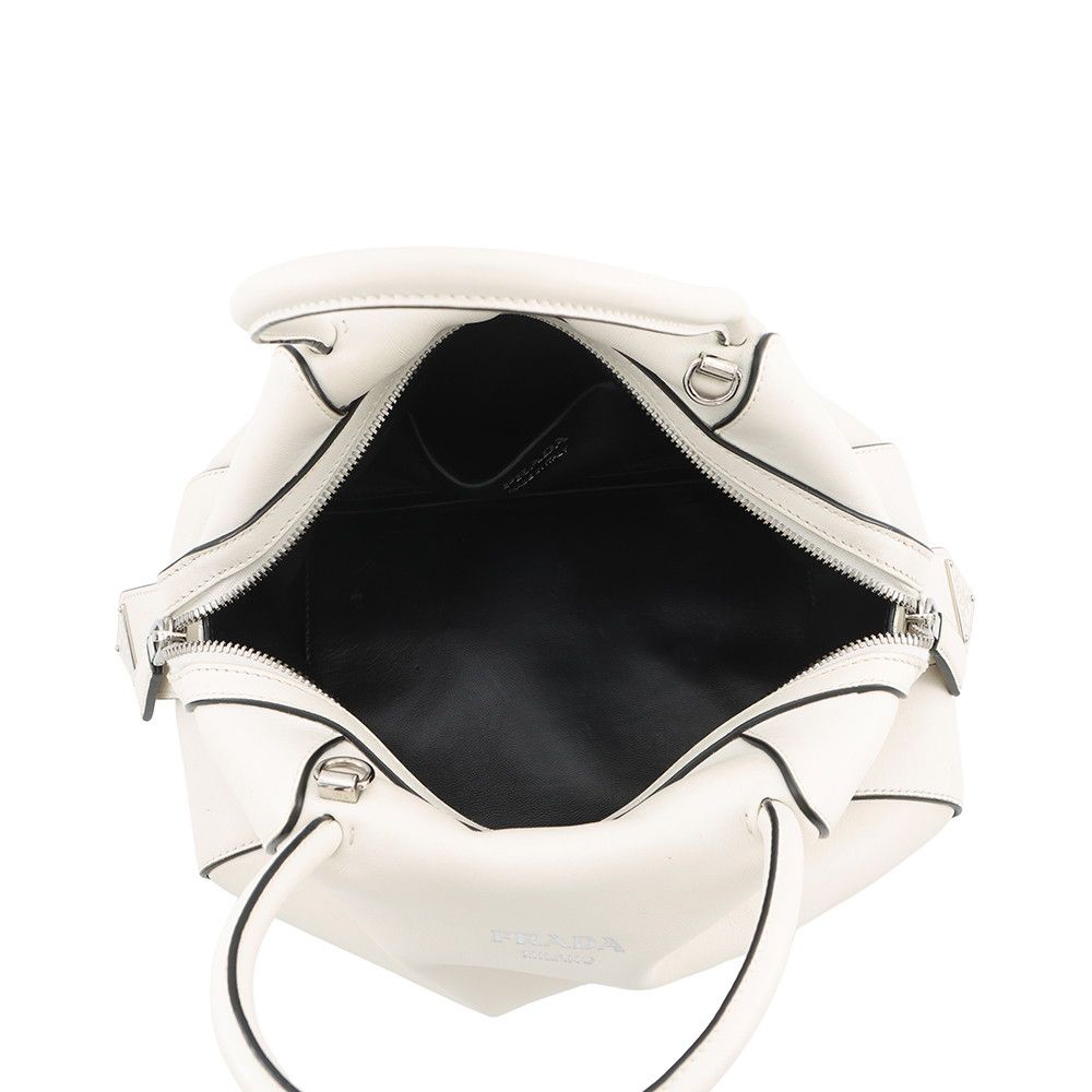 Prada Handbag Supernova Leather 2-Way Shoulder White — view 6