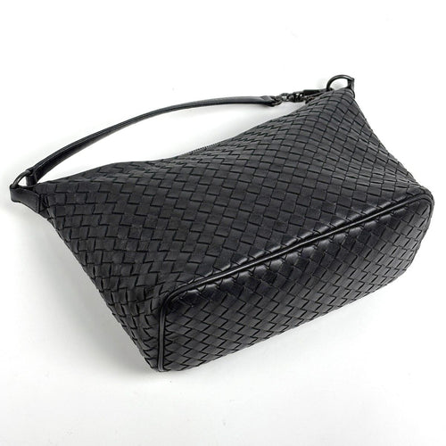 Bottega Veneta Intrecciato Handbag Leather Black — view 2