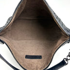 Bottega Veneta Intrecciato Handbag Leather Black — view 9