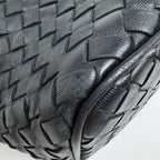 Bottega Veneta Intrecciato Handbag Leather Black — view 4