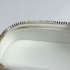 Chanel CC Logo Small Bunny Shoulder Bag Quilted Caviar Leather White — view 9