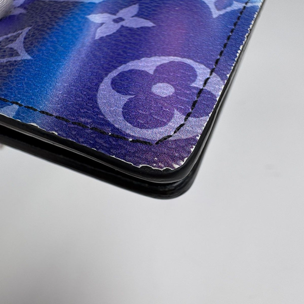 Louis Vuitton Portefeuille Brazza Bifold Monogram Sunset Wallet Multicolor Noir — view 3