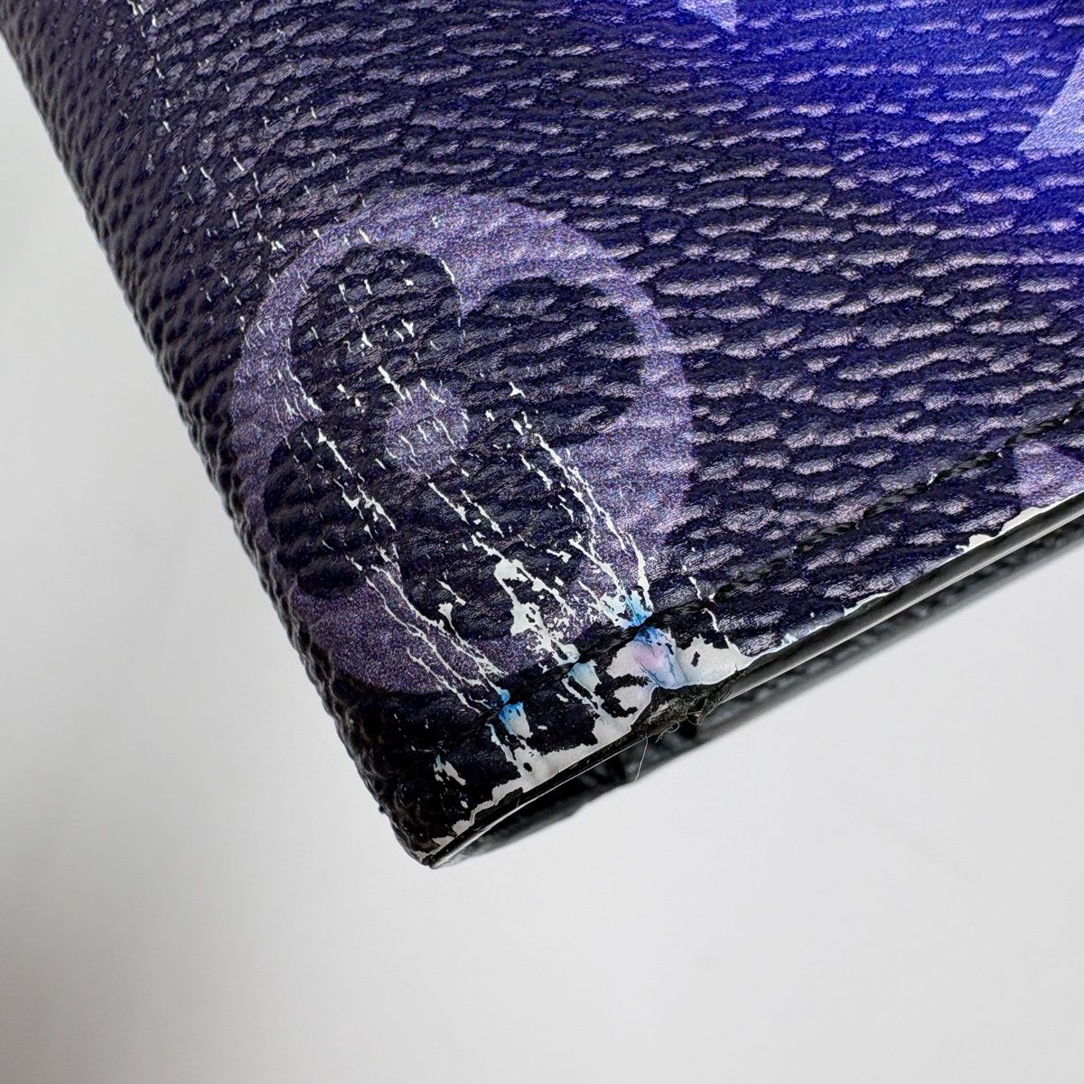 Louis Vuitton Portefeuille Brazza Bifold Monogram Sunset Wallet Multicolor Noir — view 4