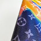 Louis Vuitton Portefeuille Brazza Bifold Monogram Sunset Wallet Multicolor Noir — view 5