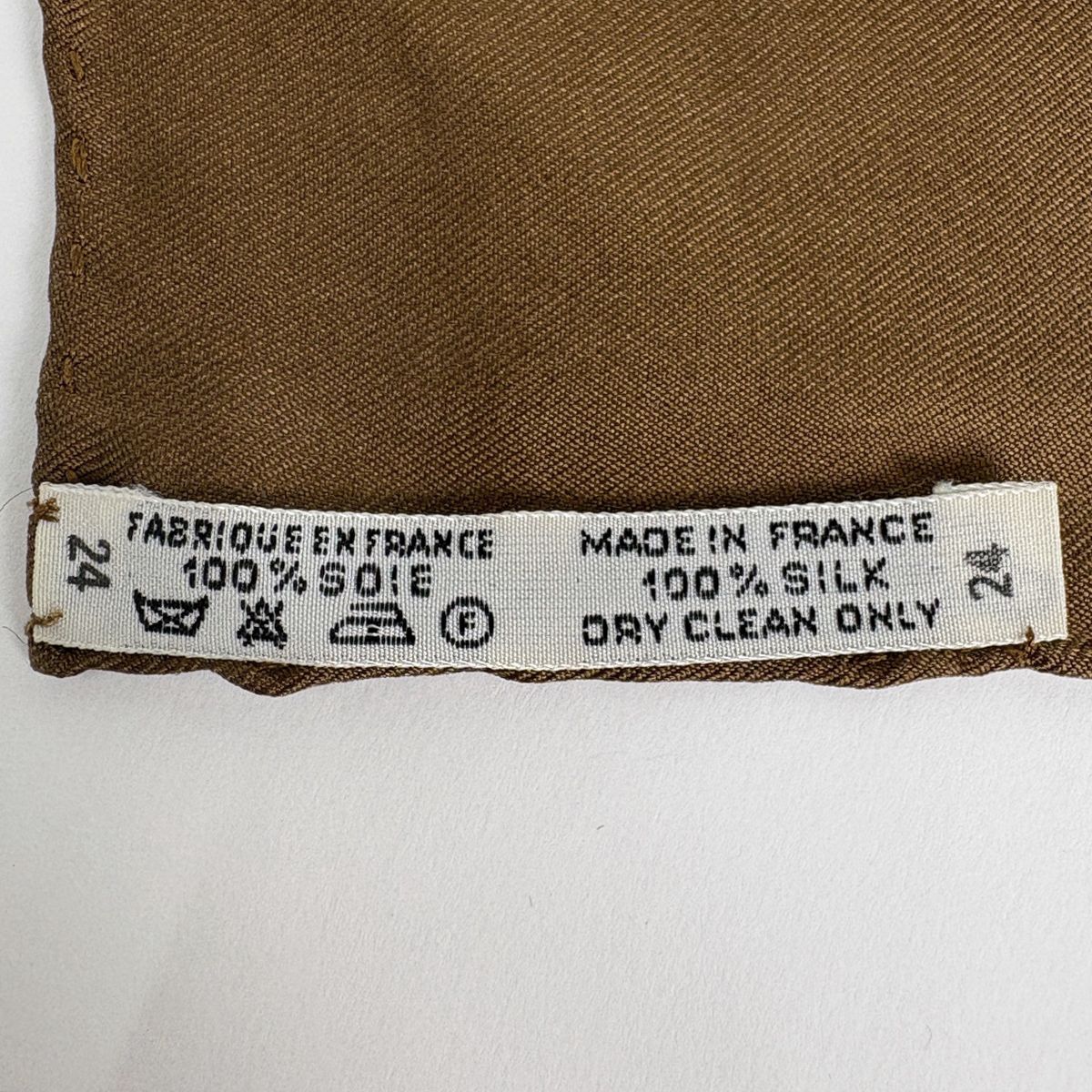 Hermes Carre 90 Brazil Scarf Silk Brown Multicolor — view 2