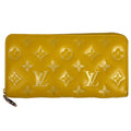Louis Vuitton Zippy Wallet Coussin Monogram Embossed Leather Ginkgo Yellow