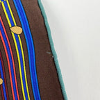 Hermes Carre 90 le Laboratoire du Temps Time Laboratory Scarf Silk Brown — view 4