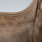 Hermes Evelyne 3 PM Perforated Logo Shoulder Bag Taurillon Clemence Etoupe — view 9